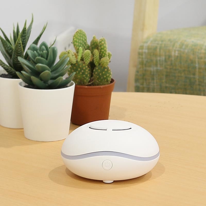 Portable USB-Ladediffuser 7 Farben Lichter Ultraschallluft Aromatherapie Wasserloses ätherisches Öl Diffuser