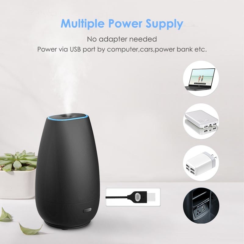 Auto Diffuser Luftbefeuchter Aromatherapie ätherische Öl Diffuser USB Cool Mist Mini Portable Diffuser