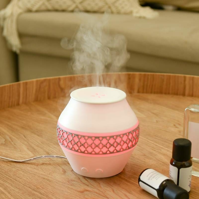 Home Portable Cool Mist Luftbefeuchter mit Nachtlicht Aromatherapie ätherisches Öl Deuser Aroma Diffuser
