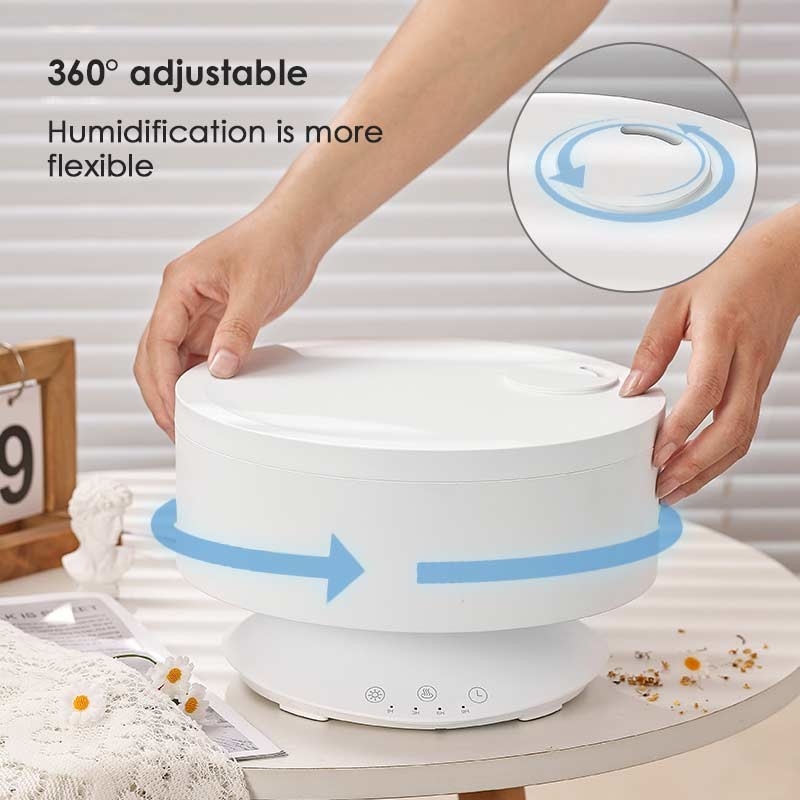 1.6L-Haus-Portable Cool Mist Luftbefeuchter mit Nachtlicht Aroma ätherisches Öl Aroma Diffuser