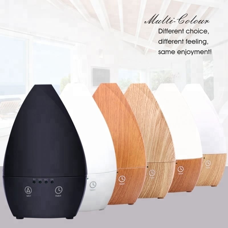 Zuhause Tragbare Ultraschallluftbefeuchter Essential Oil Diffuser mit Nachtlicht für Schlafzimmer