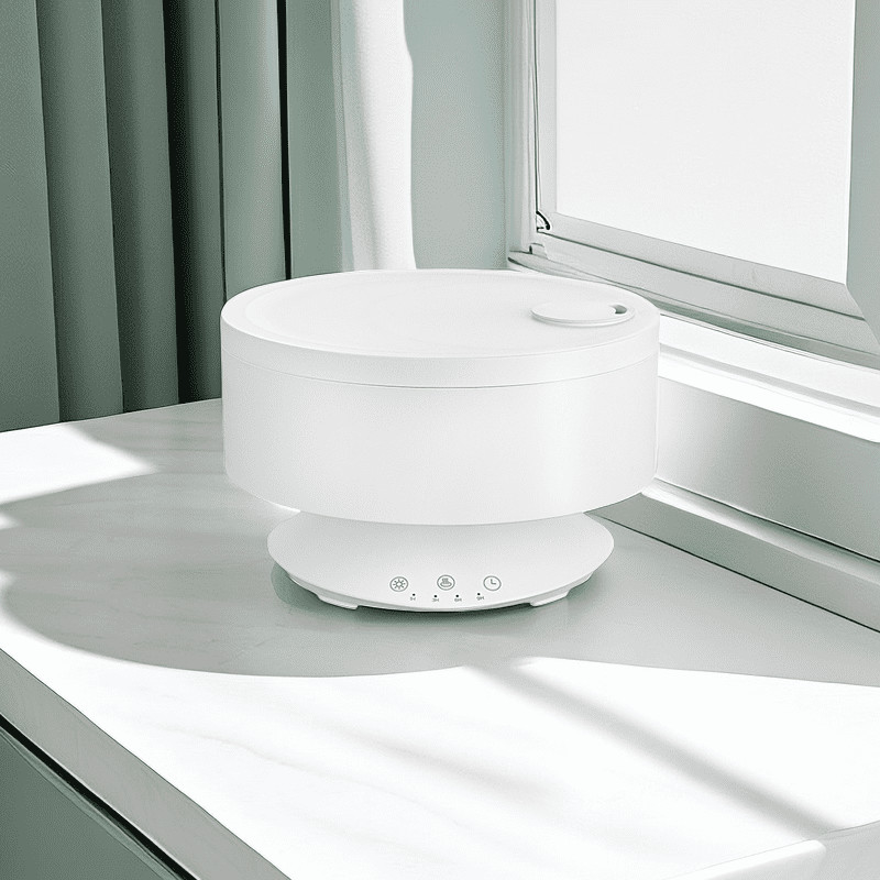 Nebel Aroma Diffuser Fernbedienung Luftbefeuchter mit 7-Farben-LED-Licht