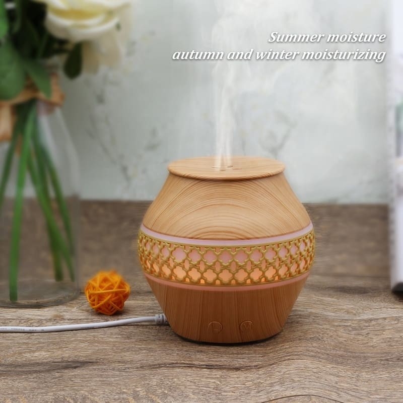 120 ml Haushaltsgerät Kleines tragbares Kühlnebelluftbefeuchter mit LED-Leuchten Aroma Essential Oil Spray Aroma Diffuser
