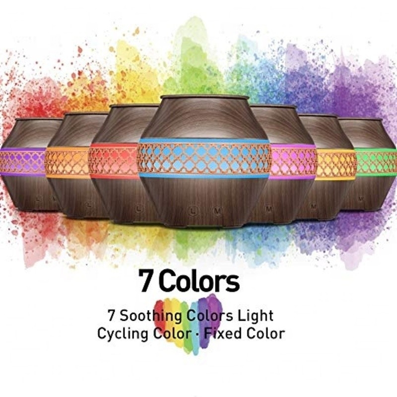 120 ml Haushaltsgerät Kleines tragbares Kühlnebelluftbefeuchter mit LED-Leuchten Aroma Essential Oil Spray Aroma Diffuser