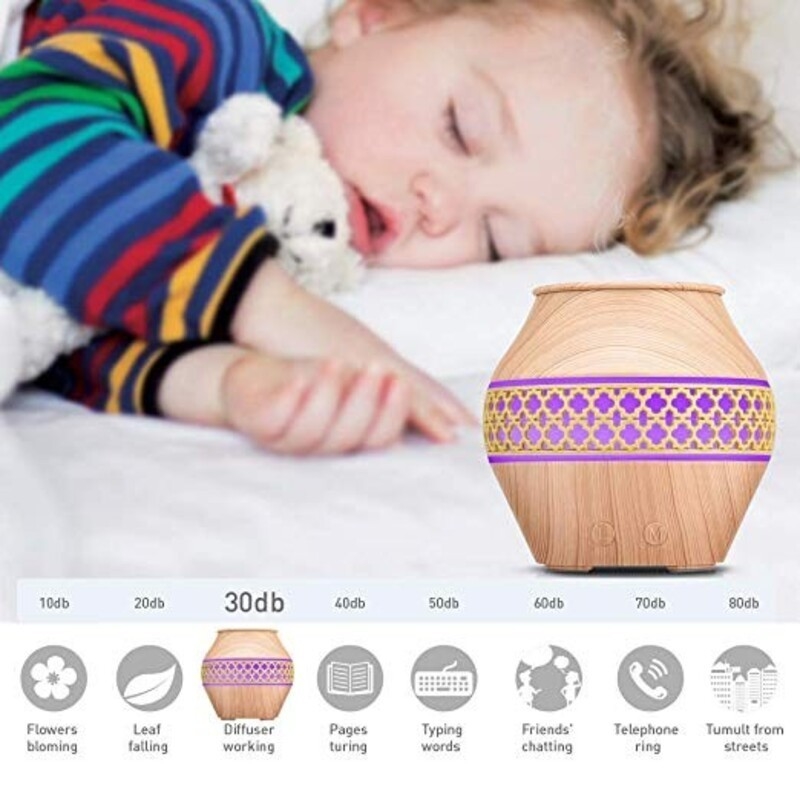 Home Portable Cool Mist Luftbefeuchter mit Nachtlicht Aromatherapie ätherisches Öl Deuser Aroma Diffuser