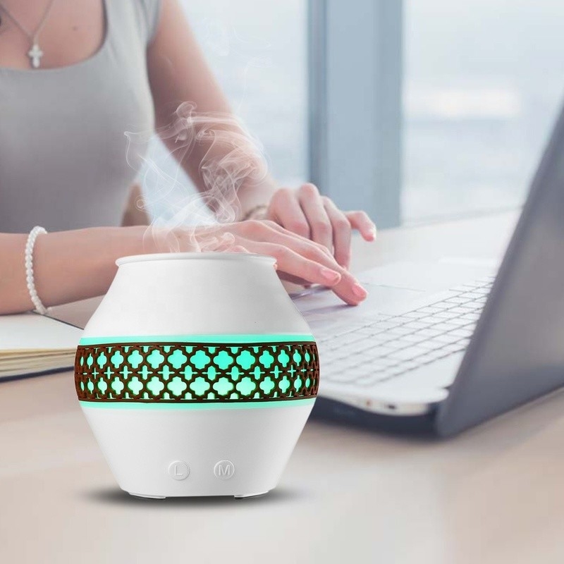 Home Portable Cool Mist Luftbefeuchter mit Nachtlicht Aromatherapie ätherisches Öl Deuser Aroma Diffuser