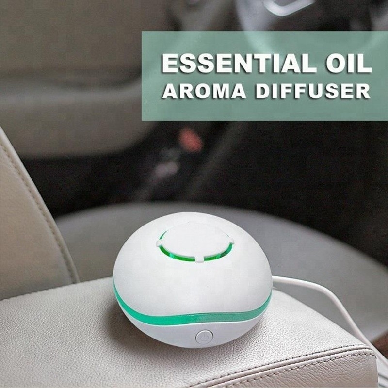 Portable USB-Ladediffuser 7 Farben Lichter Ultraschallluft Aromatherapie Wasserloses ätherisches Öl Diffuser